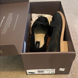 Franco Sarto Black Loafers